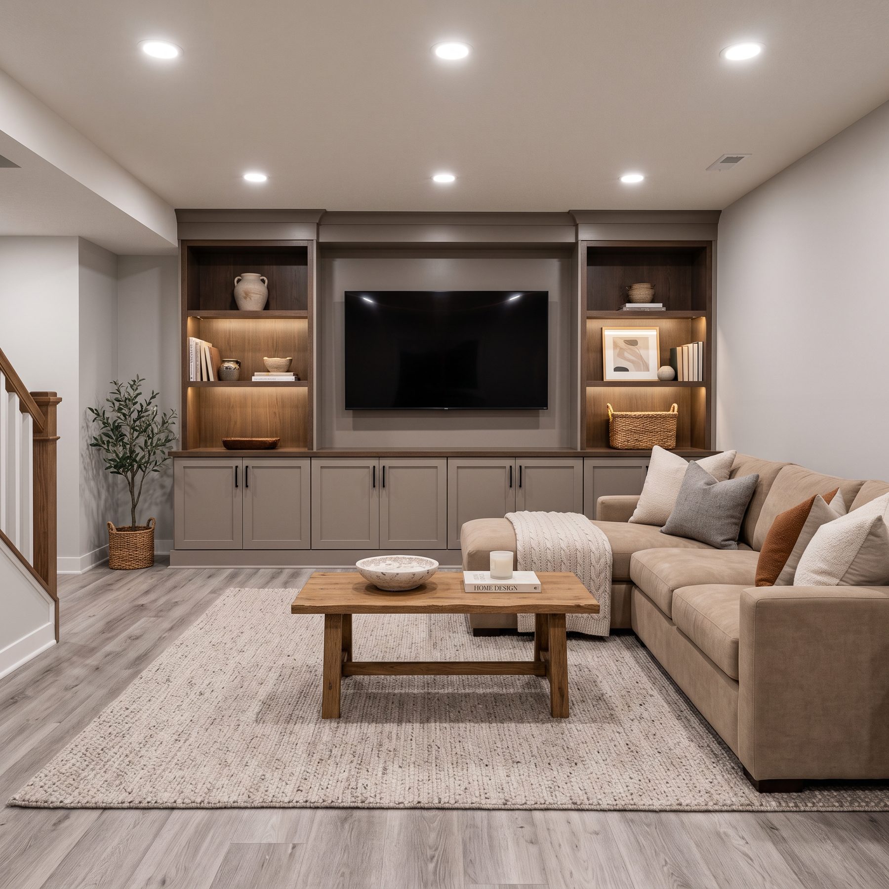 Finished basement